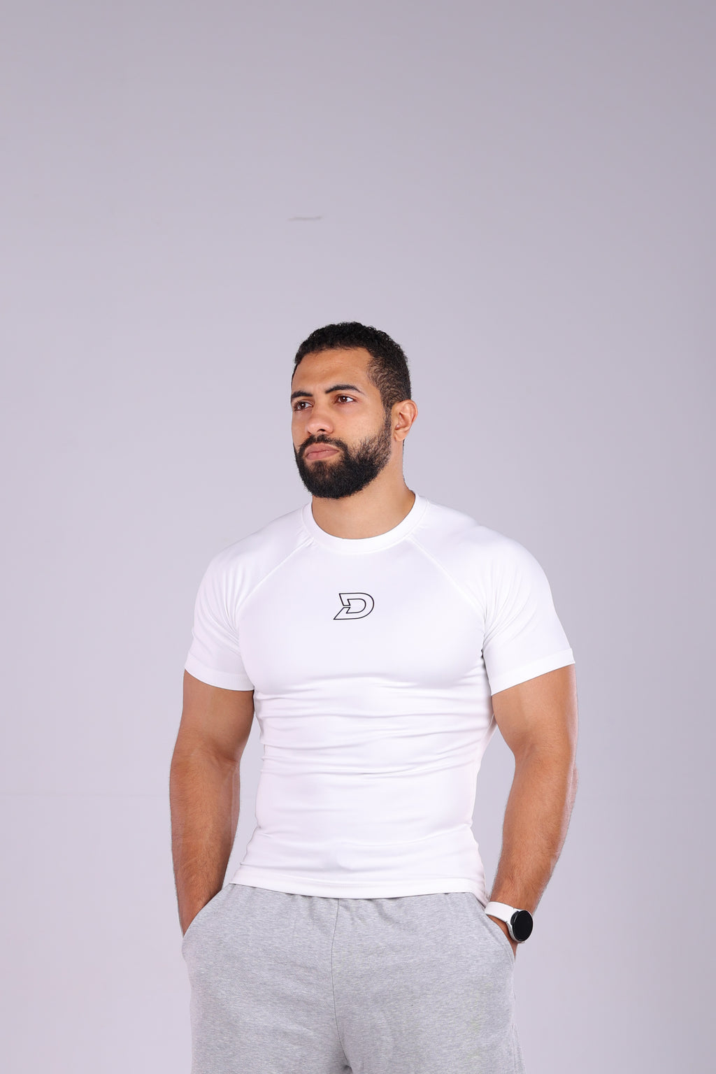 The Ghost (White Compression Tee)