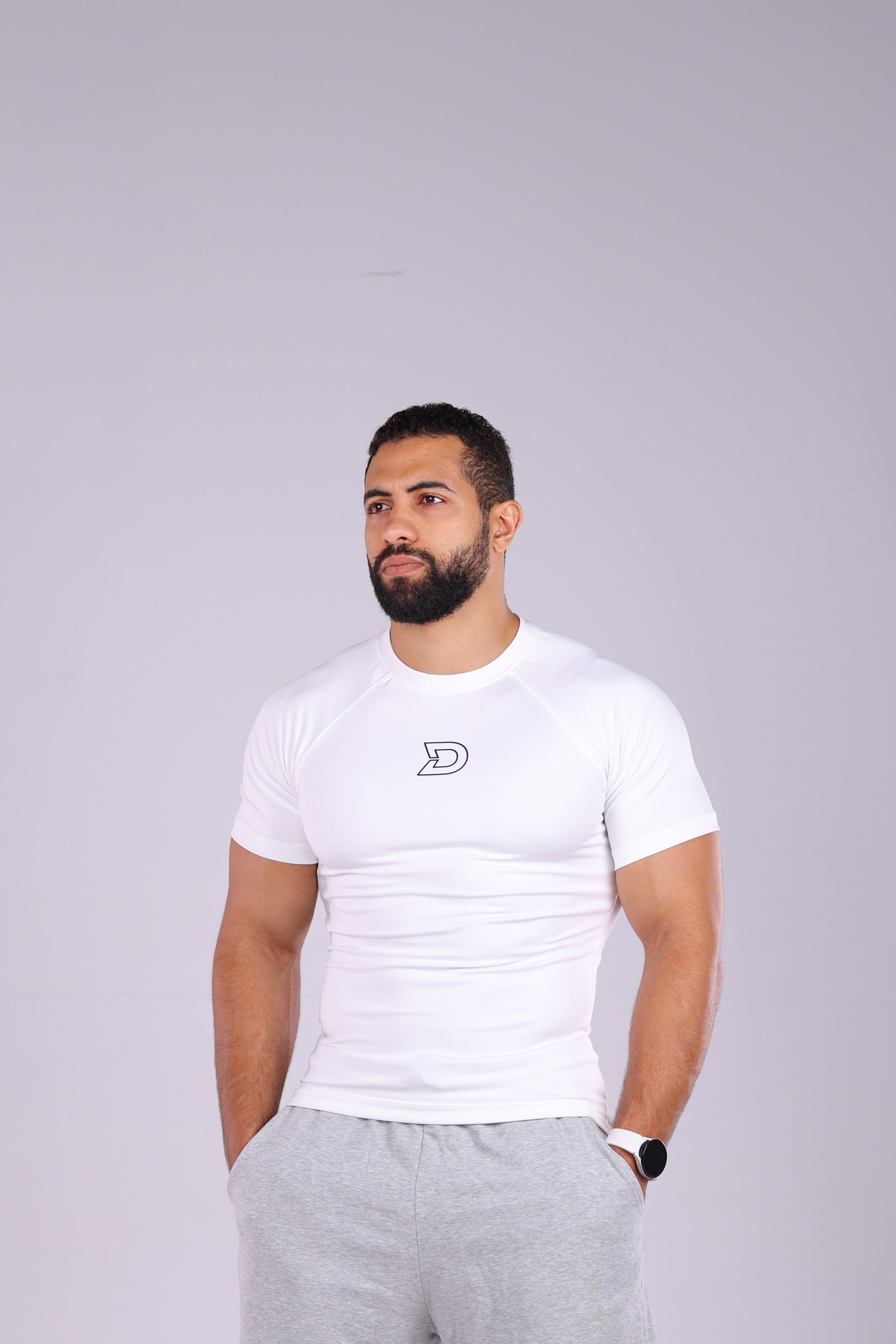 The Ghost (White Compression Tee)